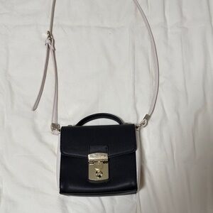 Elegant Black Crossbody Bag Trussardi
